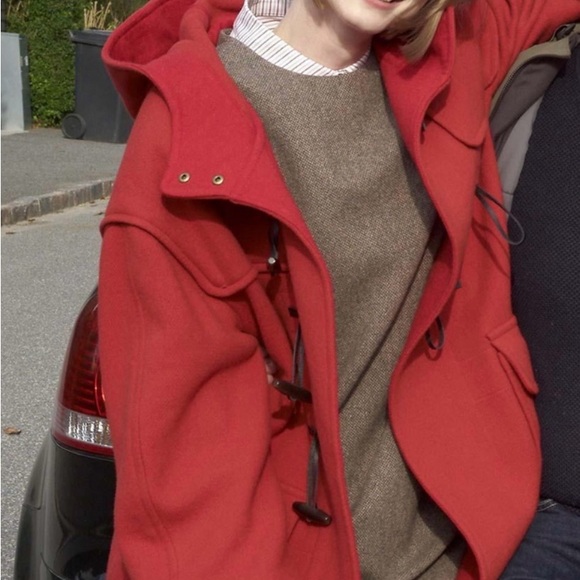 And You Duffle Coat in Red, size 0, NWT - Picture 4 of 10